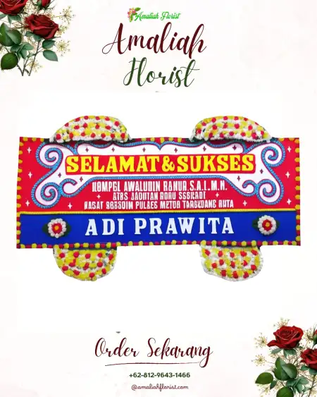 Papan Bunga Ucapan Selamat Cikujang